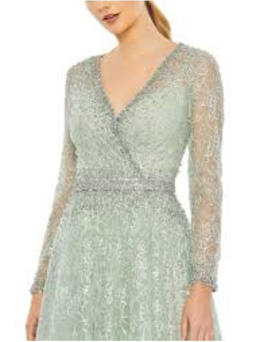 💜 BNWT MAC DUGGAL DRESS 20366 - Picture 2 of 7